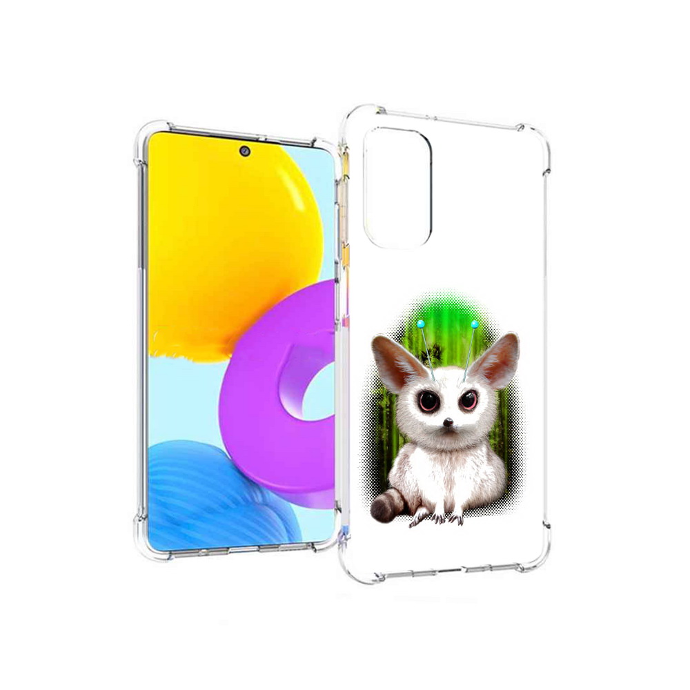 

Чехол MyPads Tocco для Samsung Galaxy M52 5G пушистое животное (PT226932.542.560), Прозрачный, Tocco