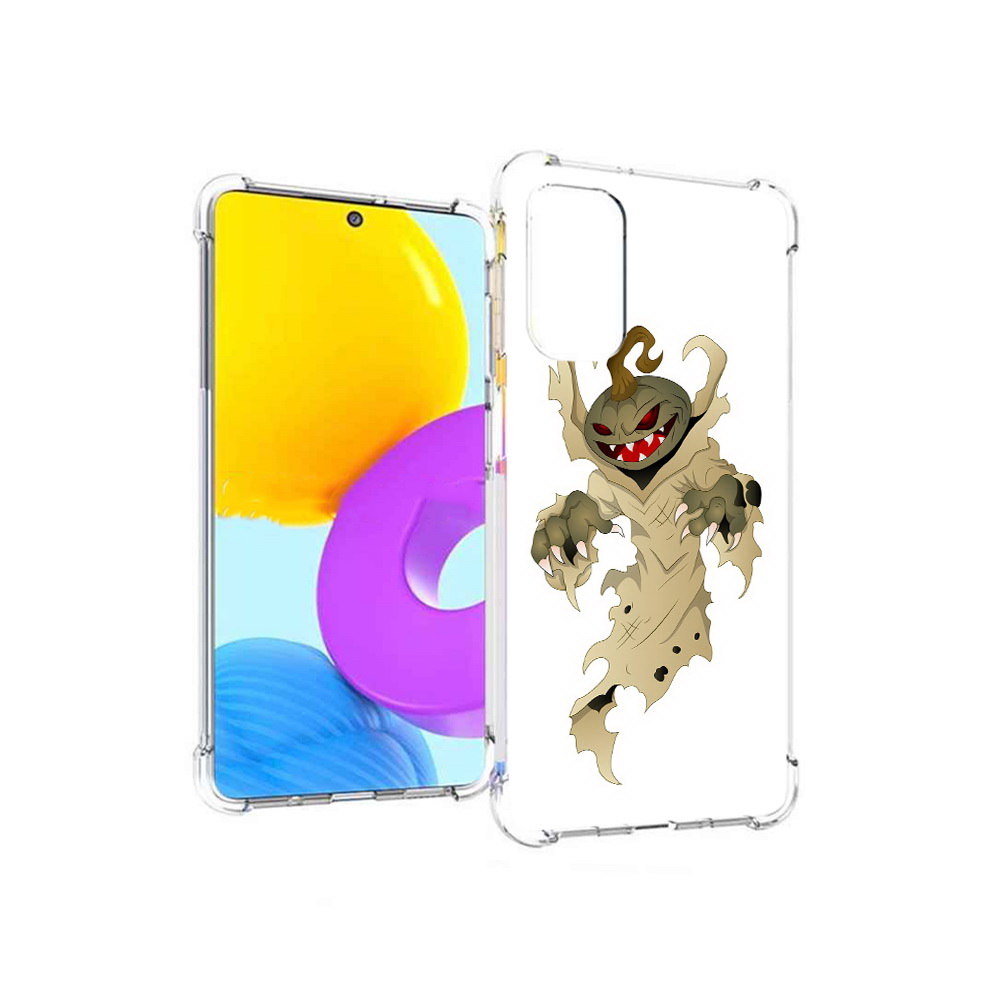 

Чехол MyPads Tocco для Samsung Galaxy M52 5G призрак хэллоуина (PT226932.542.555), Прозрачный, Tocco