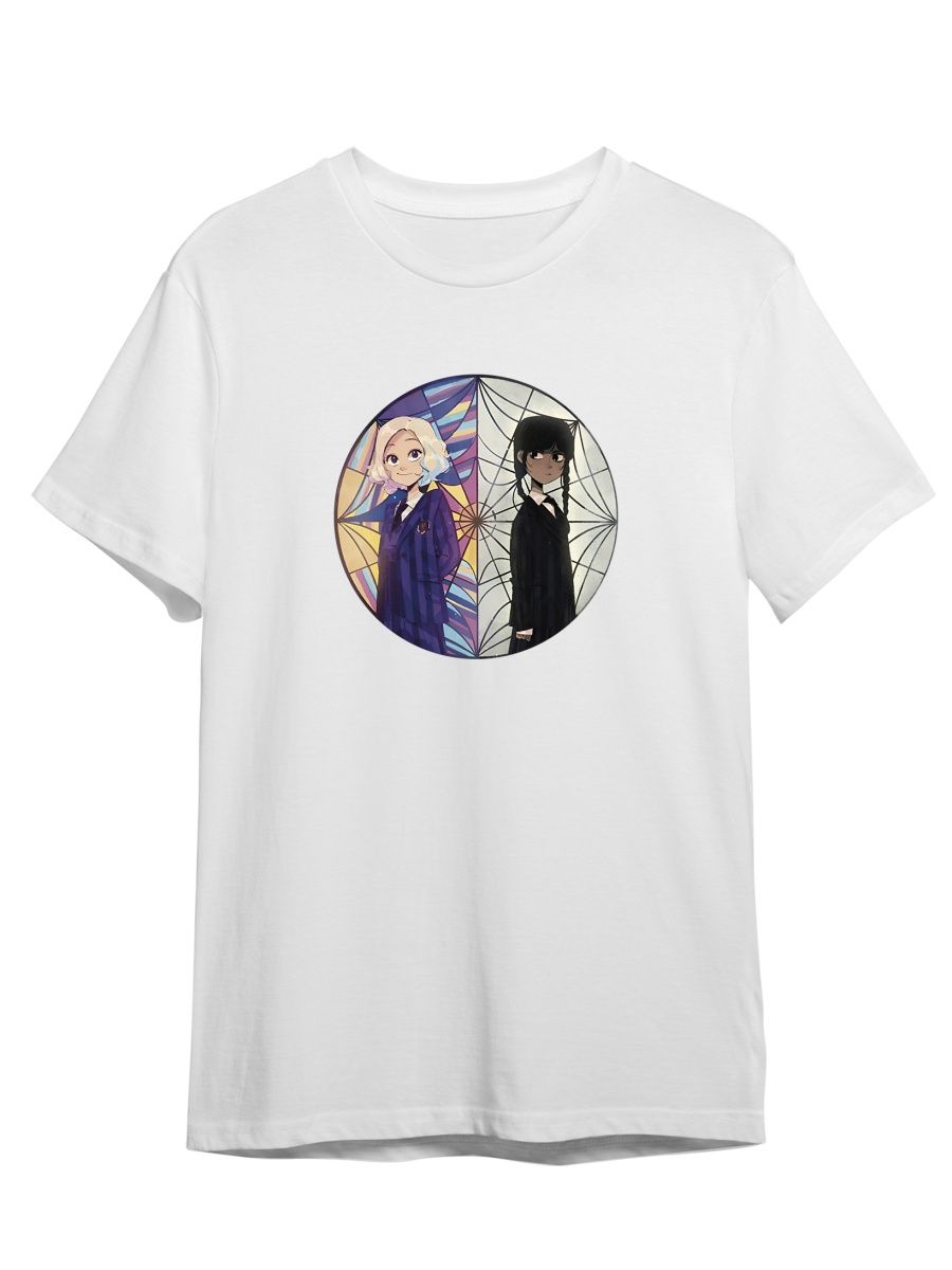 

Футболка унисекс СувенирShop Wednesday/Уэнсдэй/Венсдей 24 белая L, Белый, "Wednesday/Уэнсдэй/Венсдей" 24
