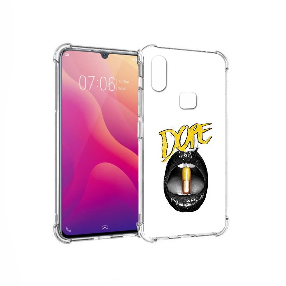 

Чехол MyPads Tocco для Vivo V11i губы (PT119353.424.303), Прозрачный, Tocco