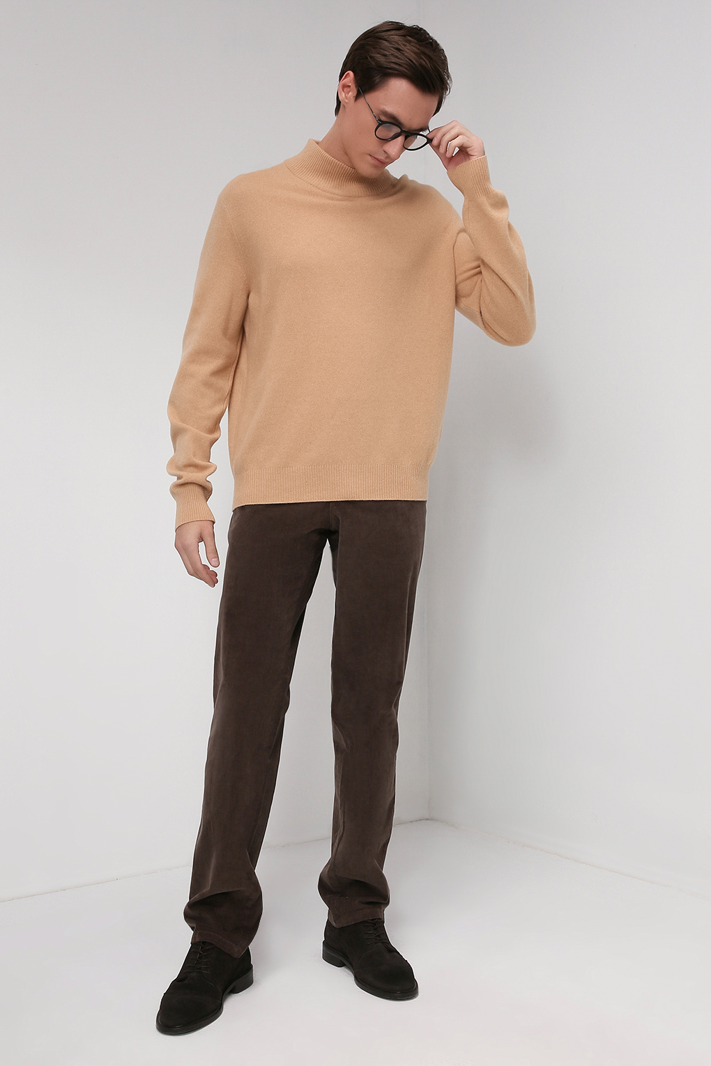 

Водолазка мужская D.Molina DM2109T3271 бежевая 2XL, DM2109T3271