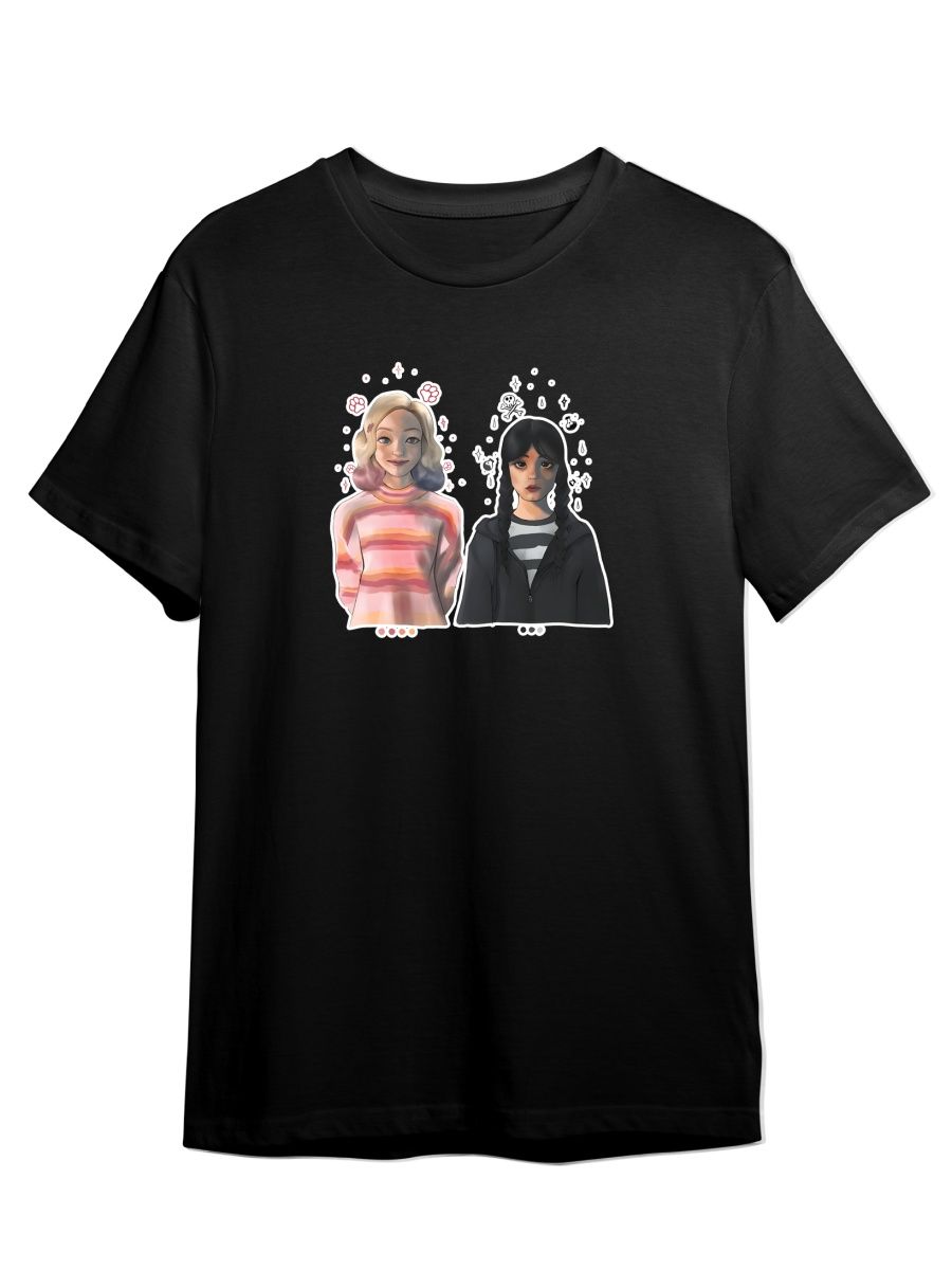 

Футболка унисекс СувенирShop Wednesday/Уэнсдэй/Венсдей 7 черная XL, Черный, "Wednesday/Уэнсдэй/Венсдей" 7