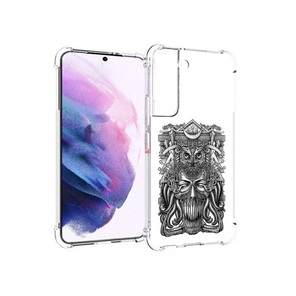 

Чехол MyPads Tocco для Samsung Galaxy S22 зубастая сова (PT194926.508.369), Прозрачный, Tocco