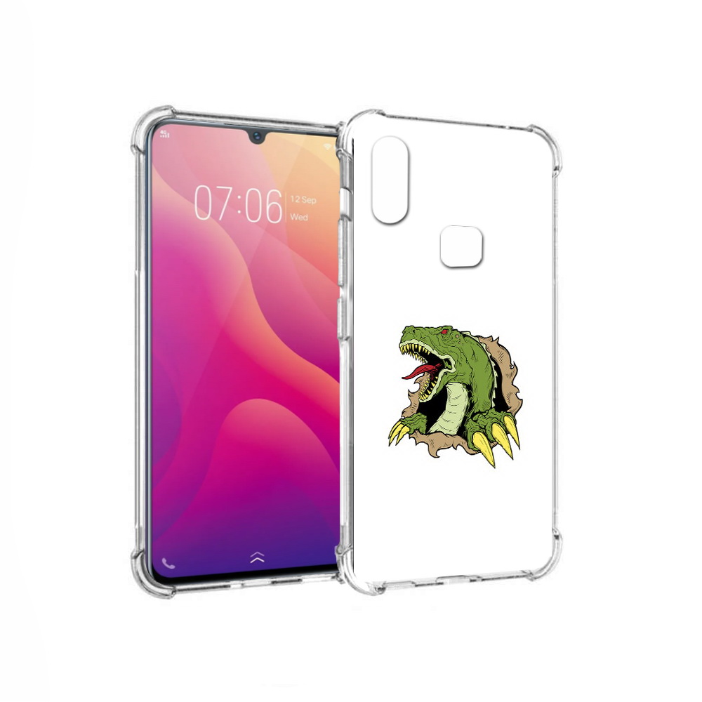 

Чехол MyPads Tocco для Vivo V11i годзила (PT119353.424.290), Прозрачный, Tocco