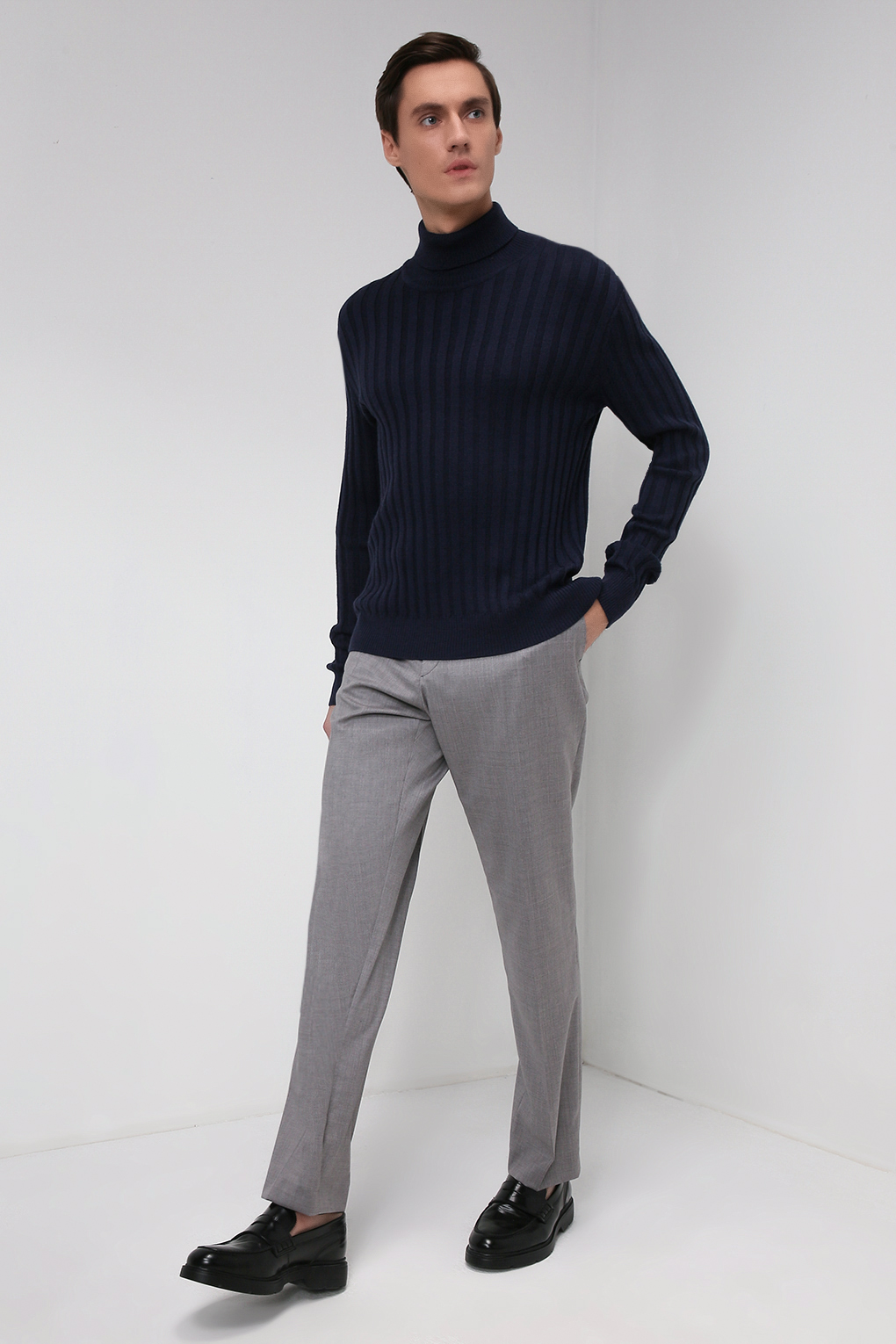 

Водолазка мужская D.Molina DM2109T3270 синяя L, DM2109T3270