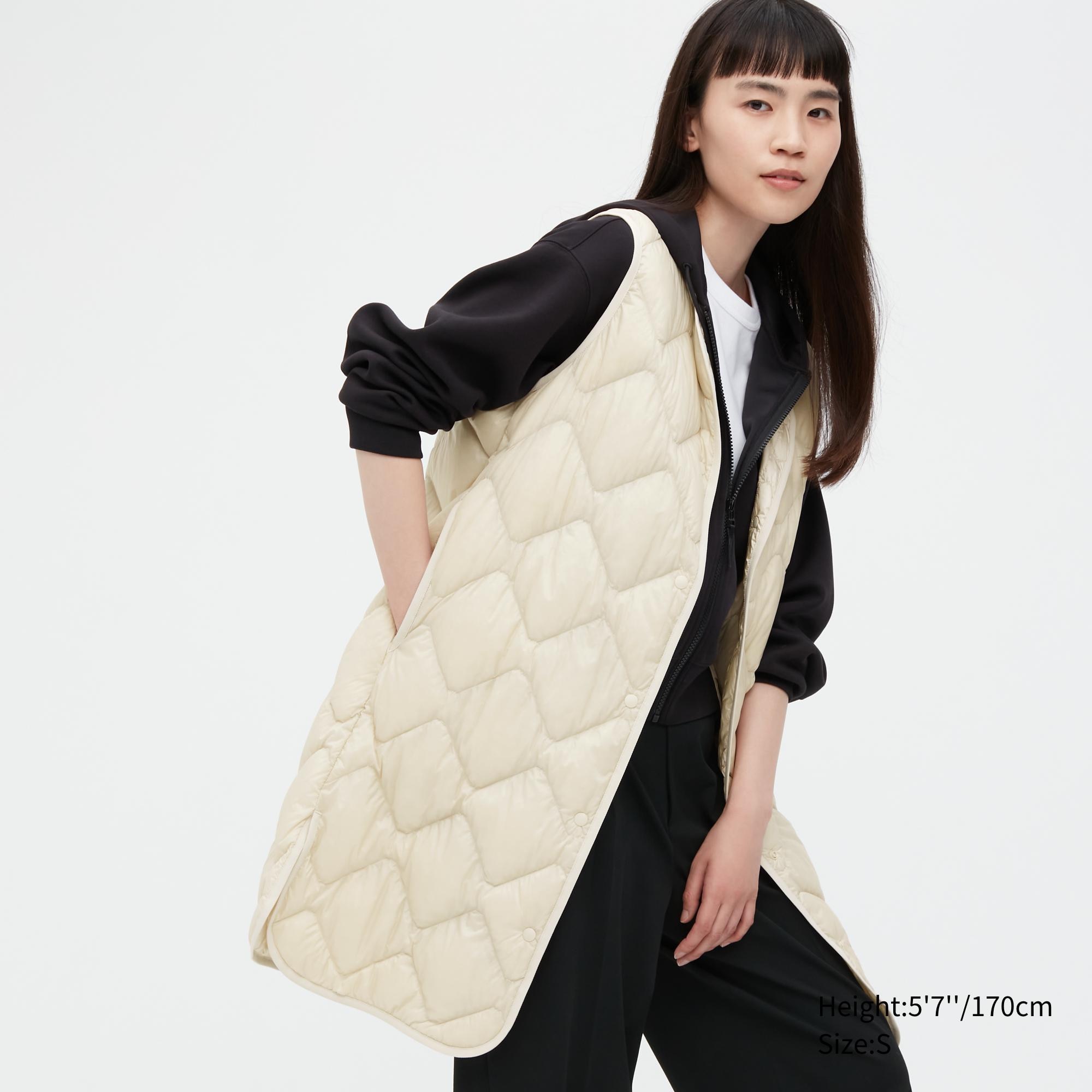 

Утепленный жилет женский UNIQLO 452256COL01 белый S (доставка из-за рубежа), 452256COL01