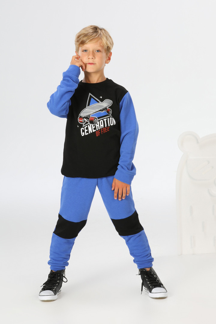 

Спортивный костюм Lupia Kids р. 6-7 лет Мультиколор, 111 (доставка из-за рубежа), Синий;черный, 111