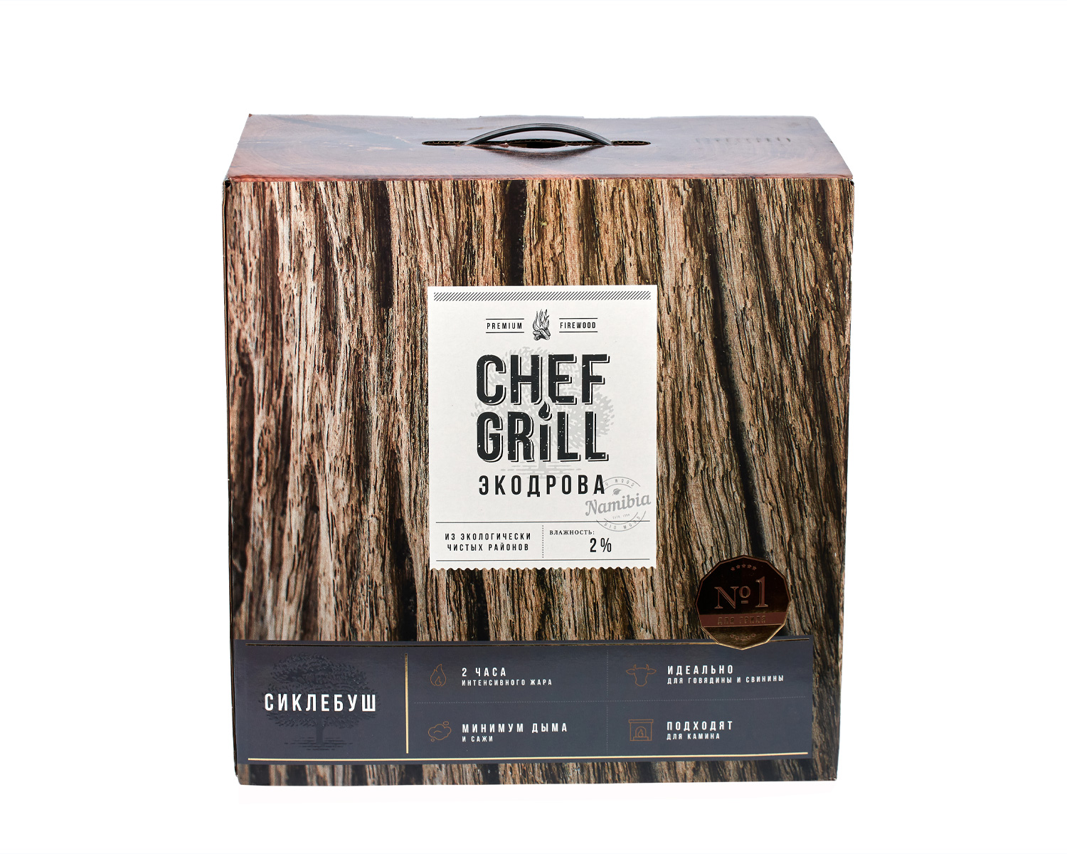 Дрова из дерева Сиклебуш Chef Grill ЭДС8Н264 8 кг