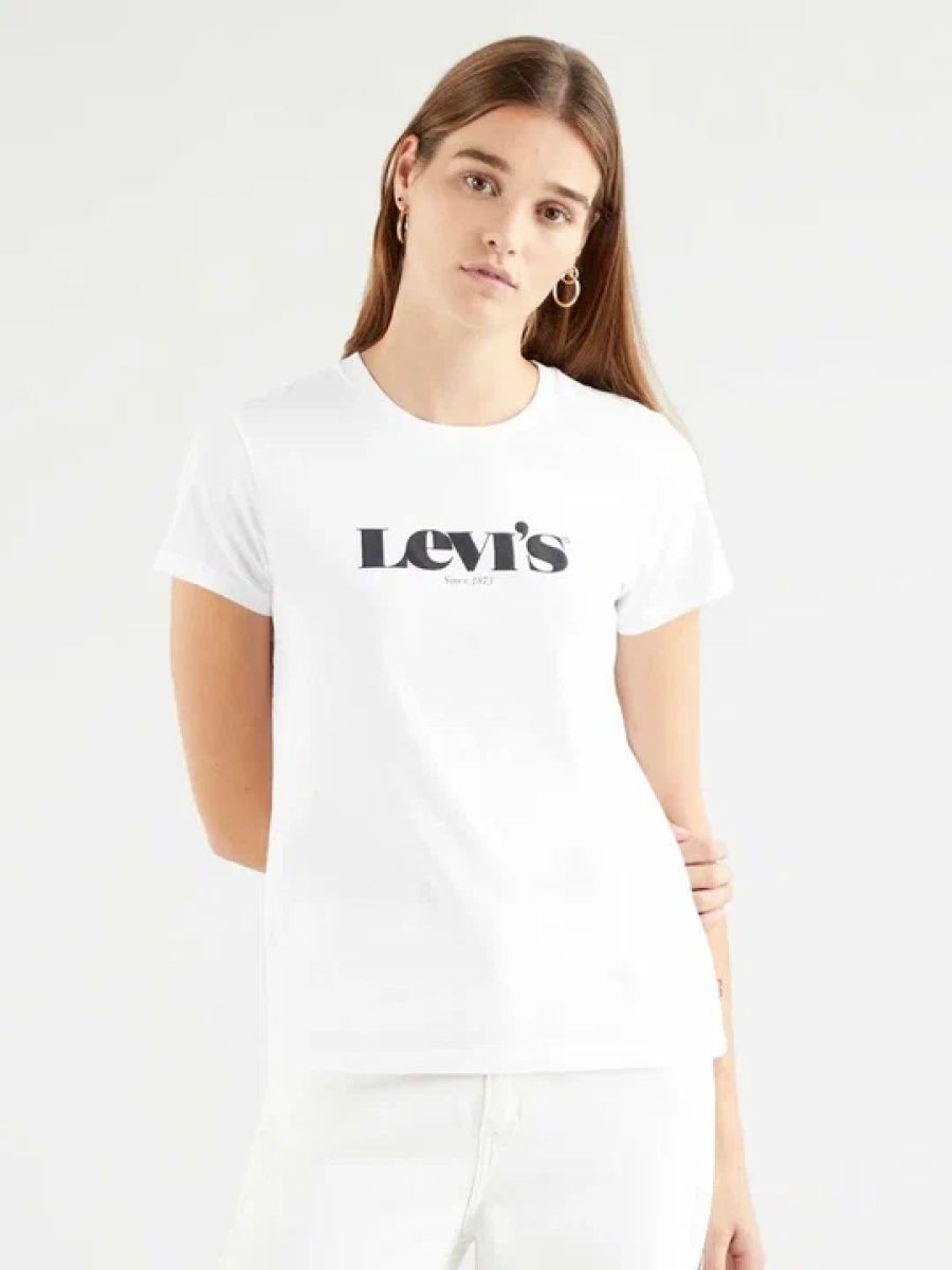 

Футболка женская Levi's 17369-1249 белая M, Белый, 17369-1249