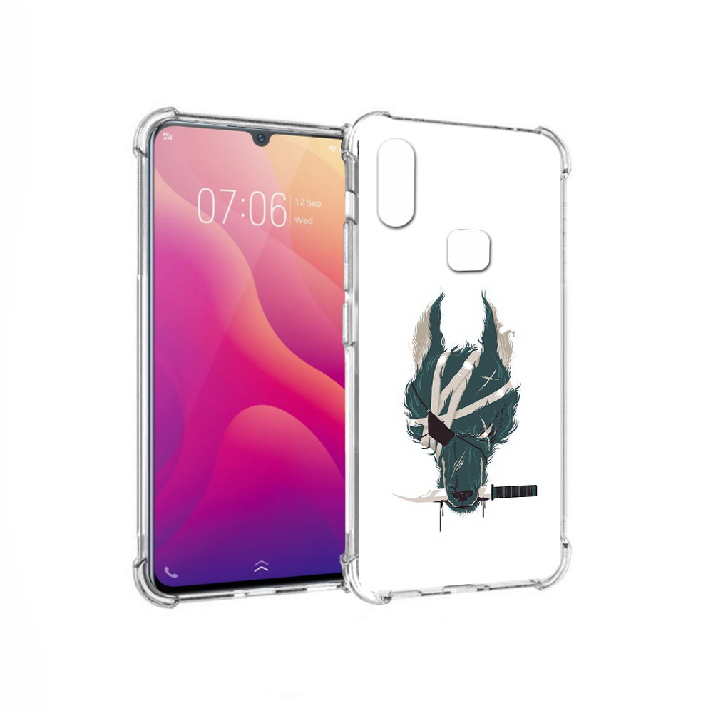 

Чехол MyPads Tocco для Vivo V11i волк-разбойник (PT119353.424.271), Прозрачный, Tocco