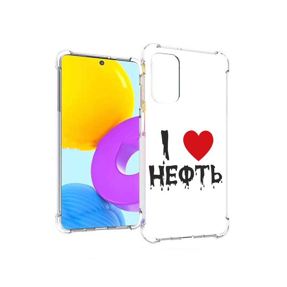 

Чехол MyPads Tocco для Samsung Galaxy M52 5G нефть (PT226932.542.522), Прозрачный, Tocco