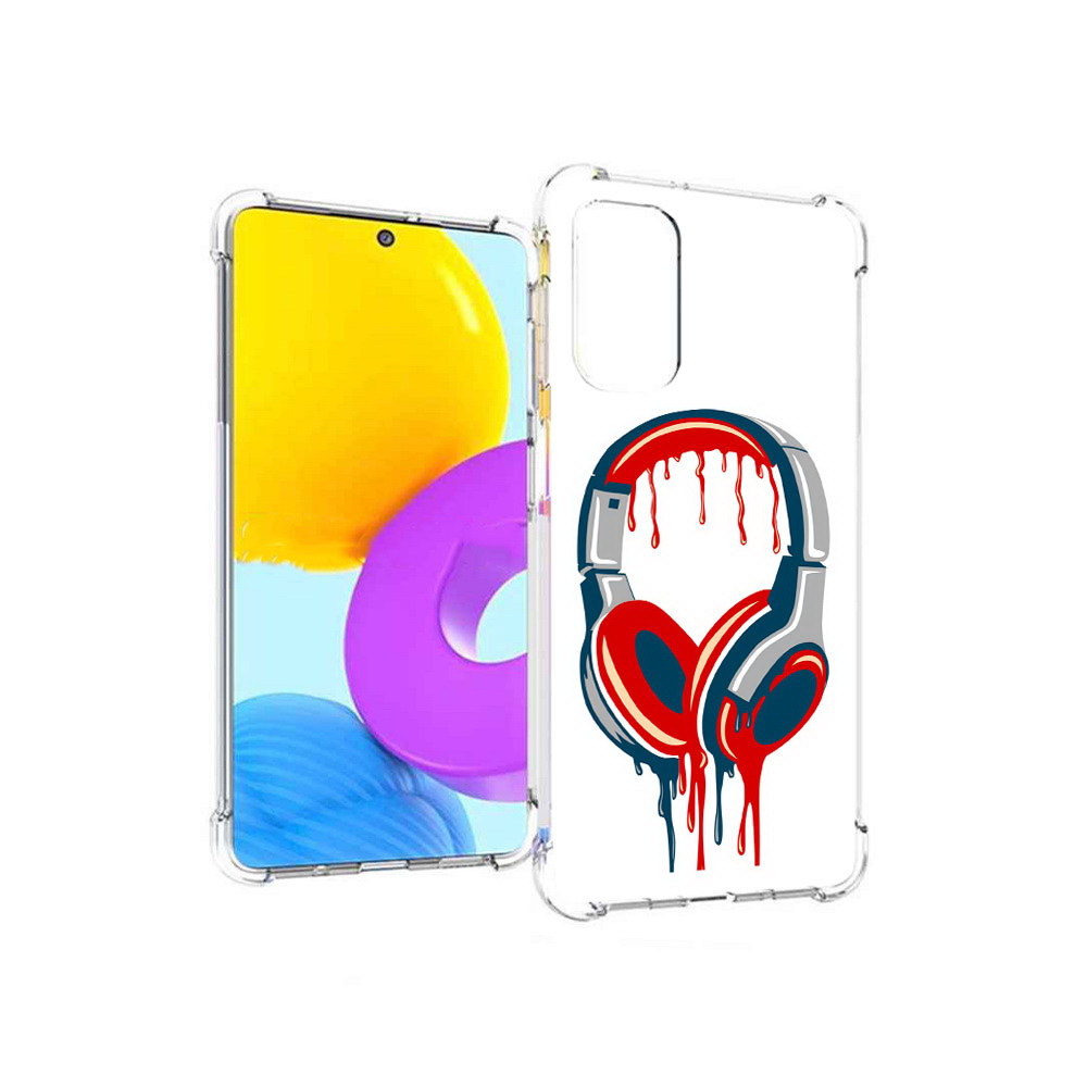 

Чехол MyPads Tocco для Samsung Galaxy M52 5G не делай громко (PT226932.542.517), Прозрачный, Tocco