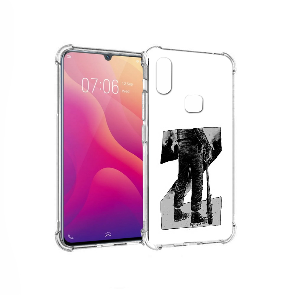 

Чехол MyPads Tocco для Vivo V11i воин черно белый (PT119353.424.265), Tocco