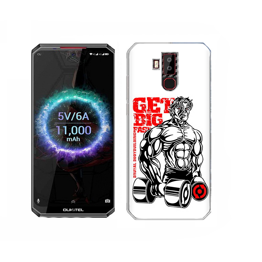 

Чехол MyPads Tocco для Oukitel K13 Pro накаченное тело, Прозрачный, Tocco