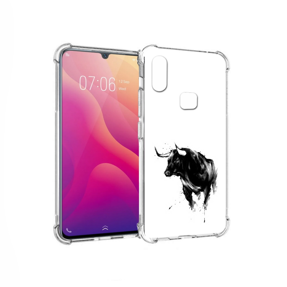 

Чехол MyPads Tocco для Vivo V11i бык (PT119353.424.254), Прозрачный, Tocco