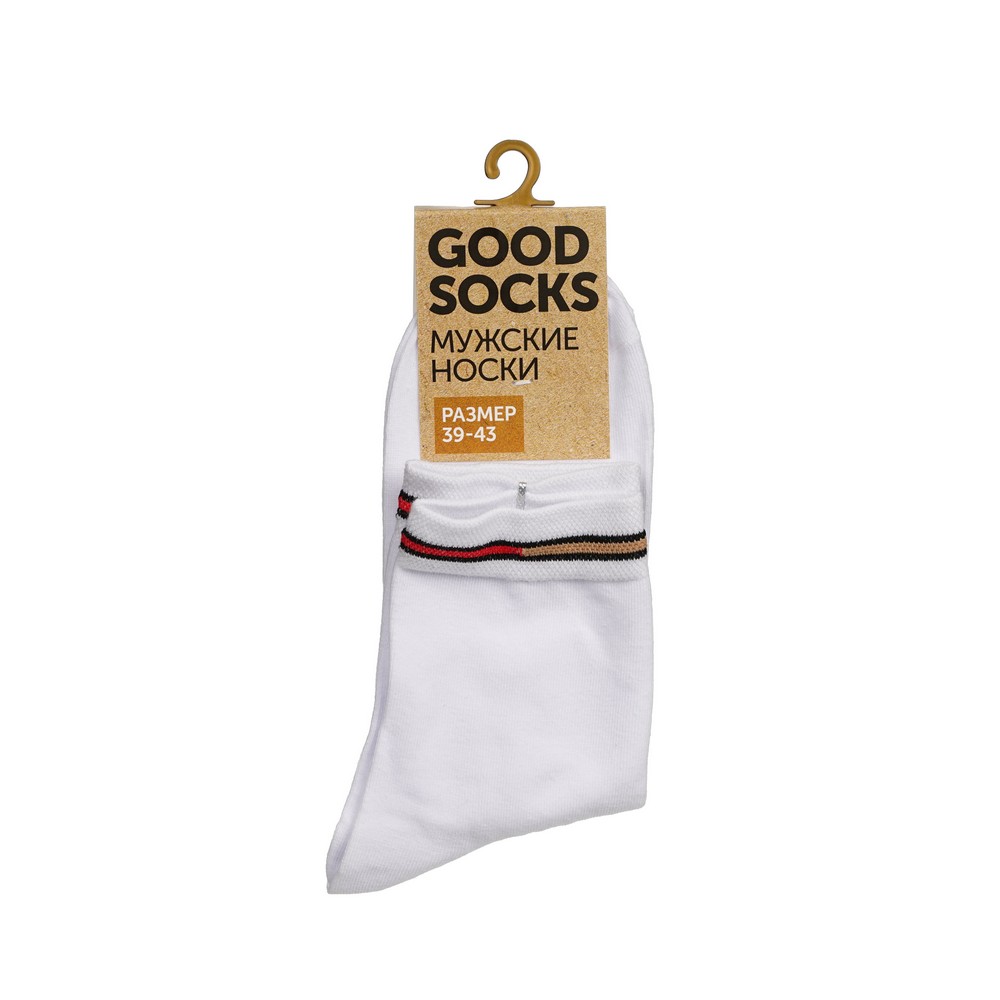 

Носки мужские Good Socks GSc1p белые 39-43, Белый, GSc1p
