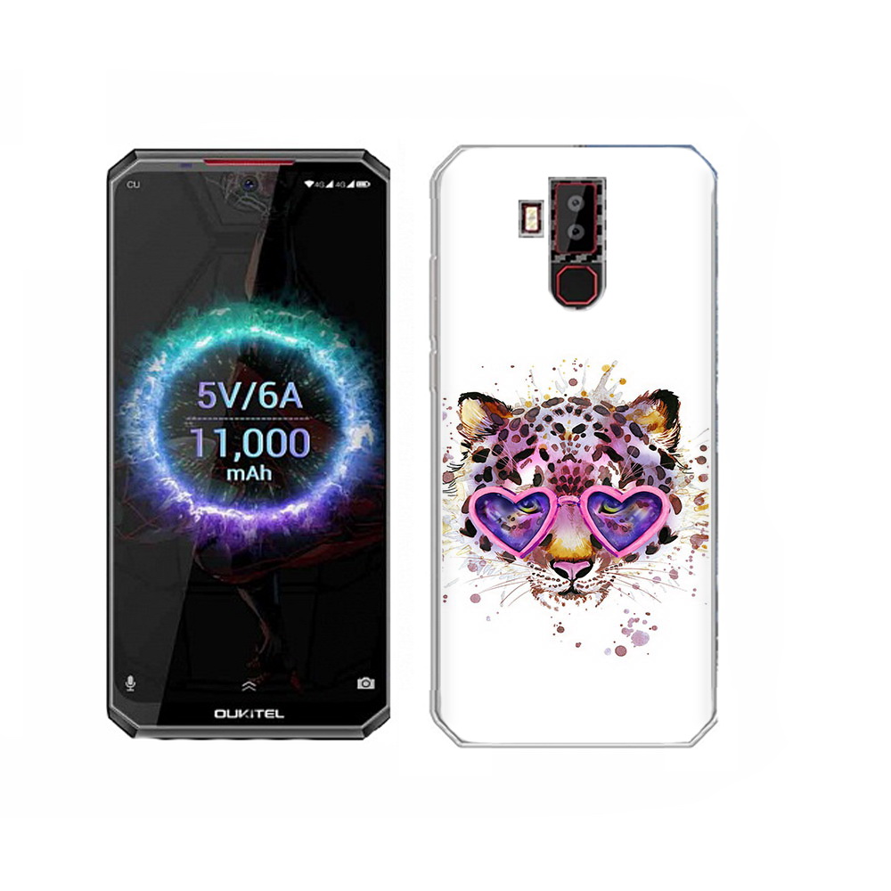 

Чехол MyPads Tocco для Oukitel K13 Pro модный леопард, Прозрачный, Tocco