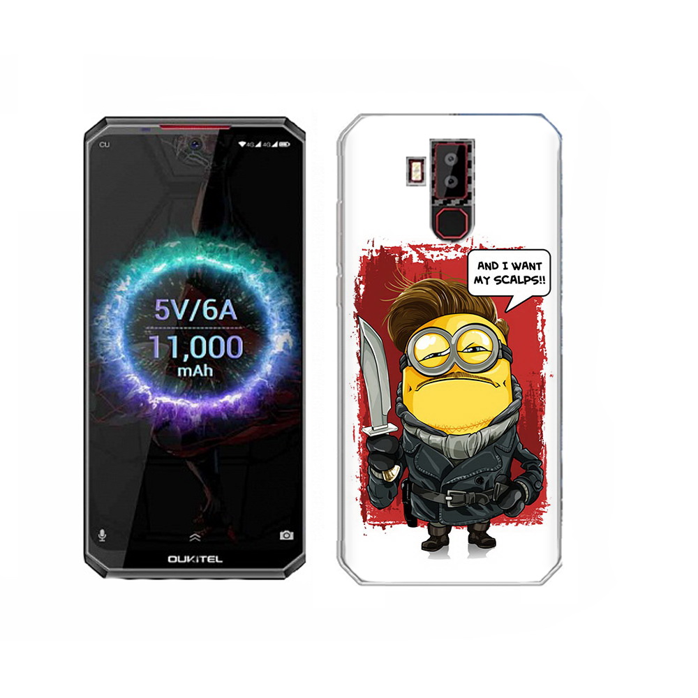

Чехол MyPads Tocco для Oukitel K13 Pro миньон убийца, Прозрачный, Tocco