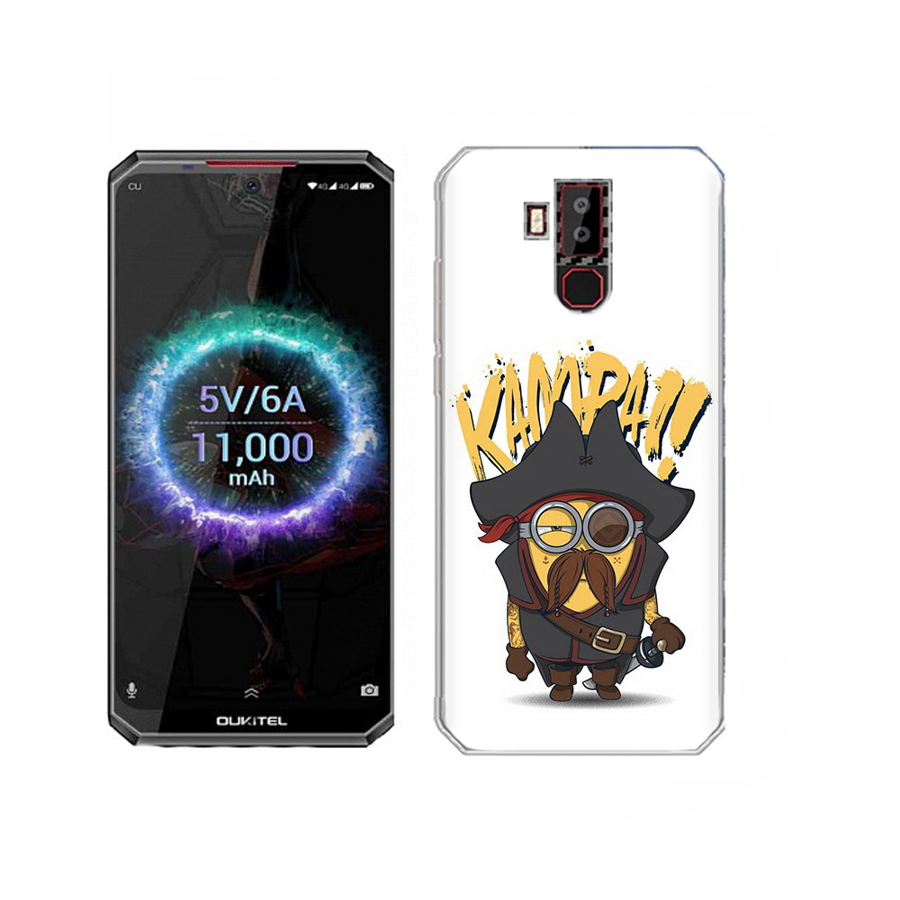 

Чехол MyPads Tocco для Oukitel K13 Pro миньон пират, Прозрачный, Tocco