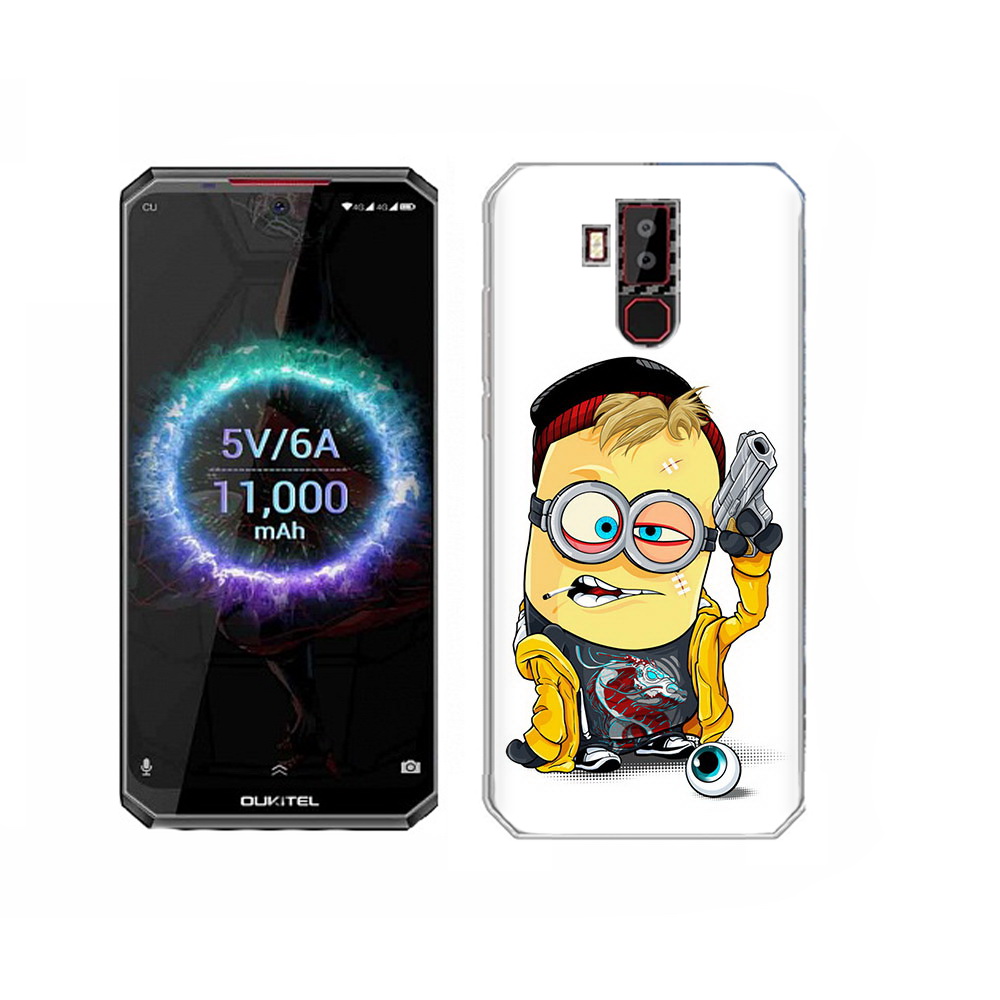 

Чехол MyPads Tocco для Oukitel K13 Pro миньон бандит, Прозрачный, Tocco