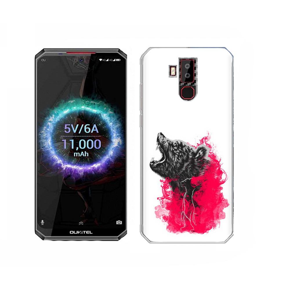 

Чехол MyPads Tocco для Oukitel K13 Pro медведь в дымке, Прозрачный, Tocco