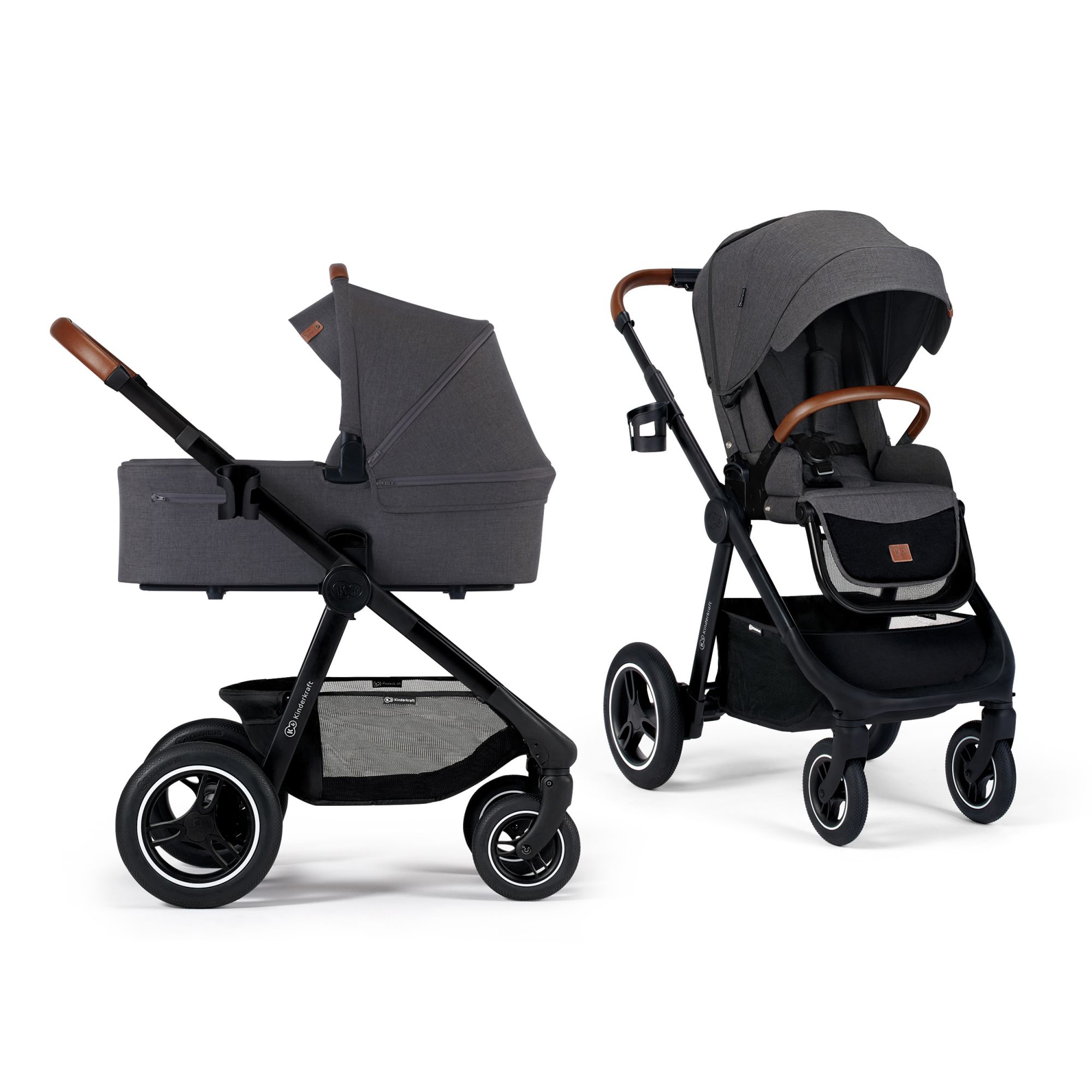 

Коляска 2 в 1 Kinderkraft Everyday Dark Grey, Everyday