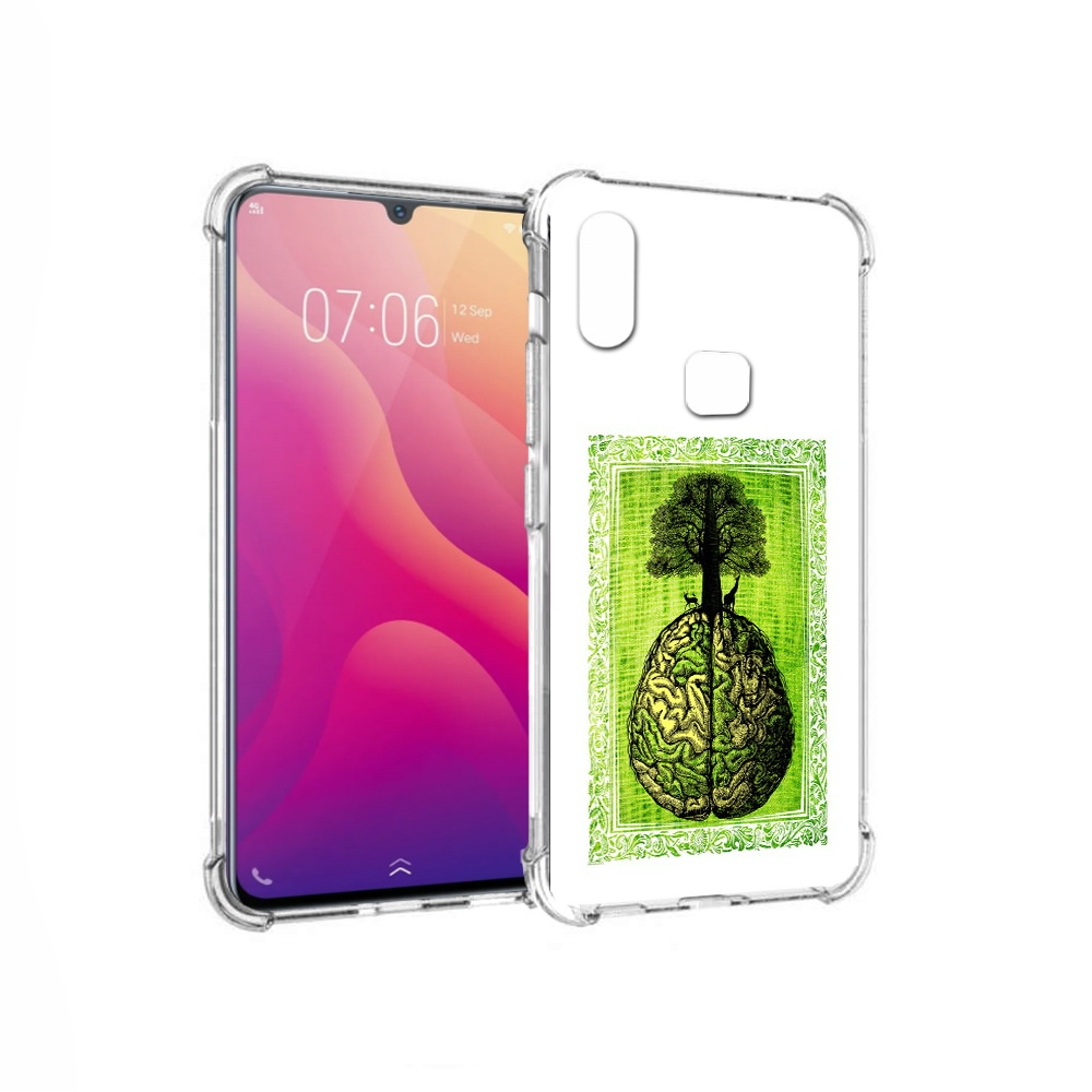 

Чехол MyPads Tocco для Vivo V11i абстракция здоровый мозг (PT119353.424.211), Прозрачный, Tocco