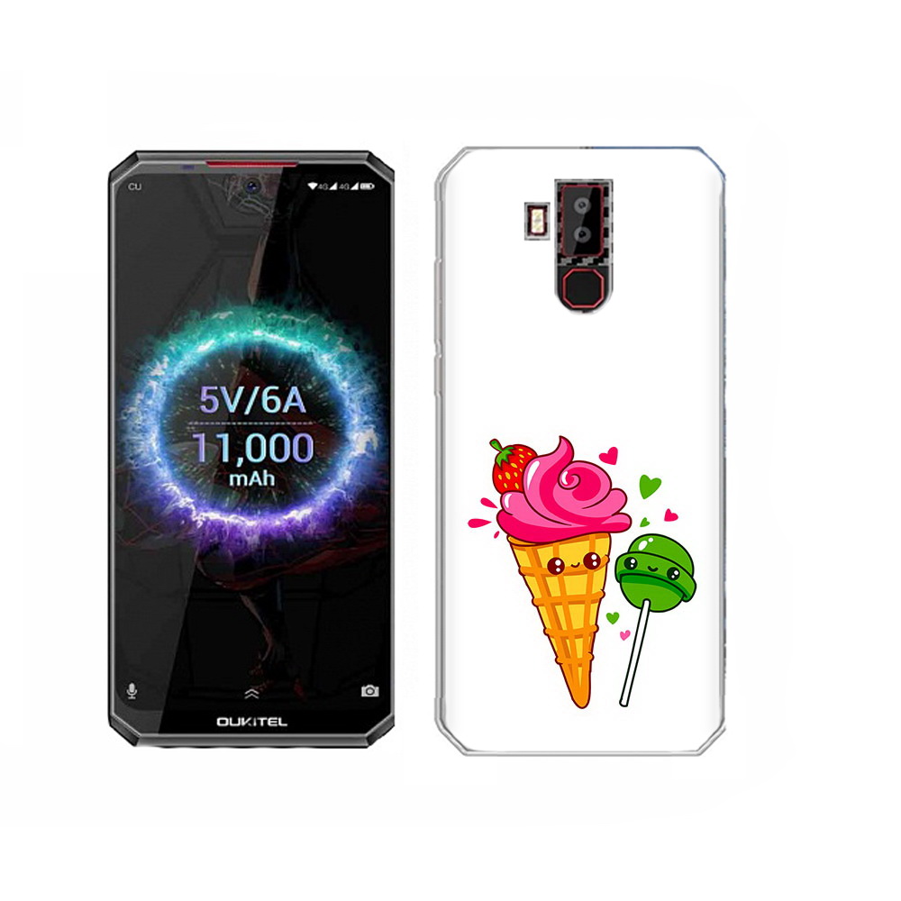 

Чехол MyPads Tocco для Oukitel K13 Pro Вкусняшки, Прозрачный, Tocco