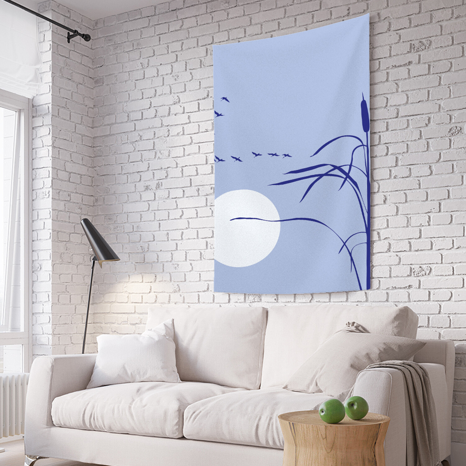

Вертикальное фотопанно на стену JoyArty Утиный клин 150x200 см, Утиный клин