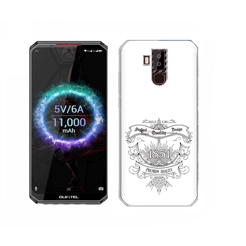 

Чехол MyPads Tocco для Oukitel K13 Pro логотип 1851 год, Прозрачный, Tocco