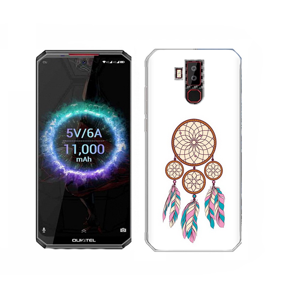 

Чехол MyPads Tocco для Oukitel K13 Pro ловец снов бежевый, Прозрачный, Tocco