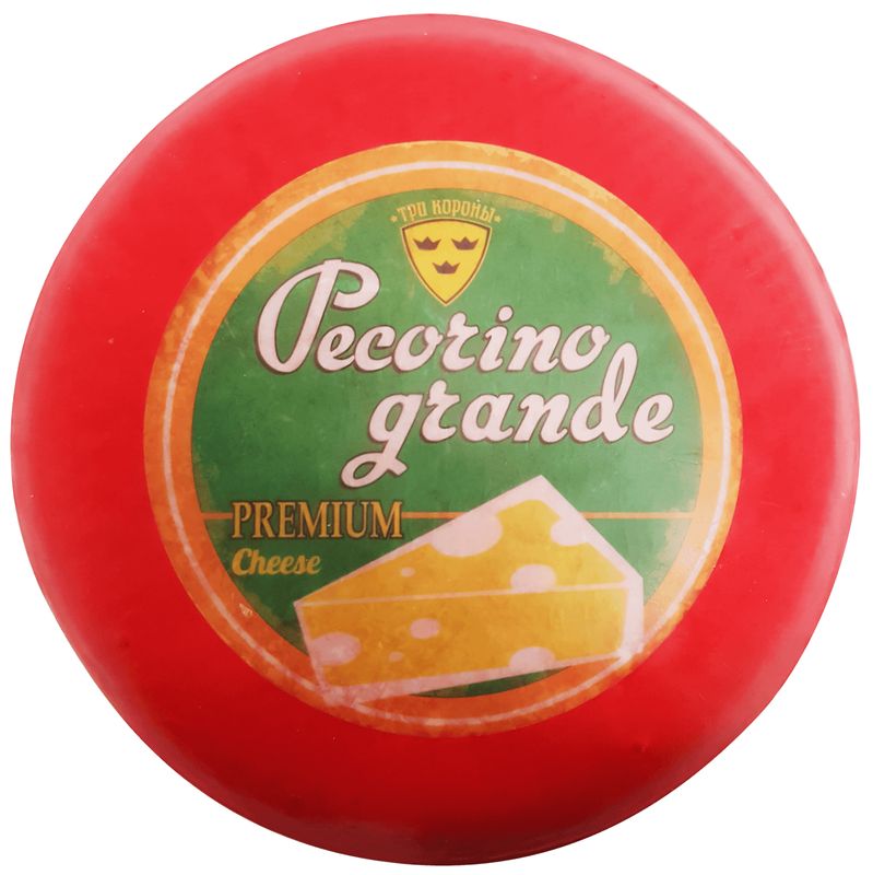 Сыр полутвердый Три короны Пекорино Гранде 48%