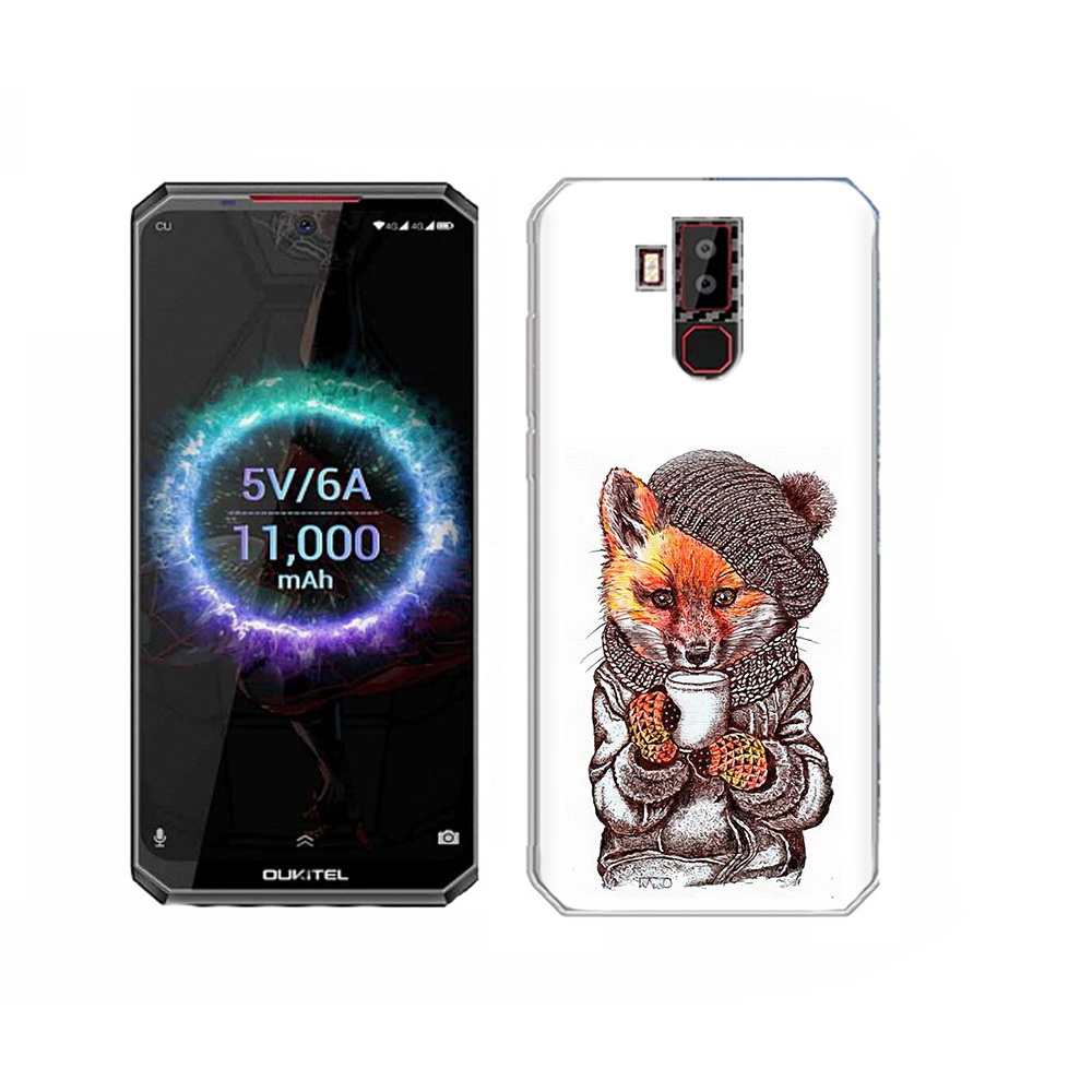 

Чехол MyPads Tocco для Oukitel K13 Pro лиса в шапке, Tocco
