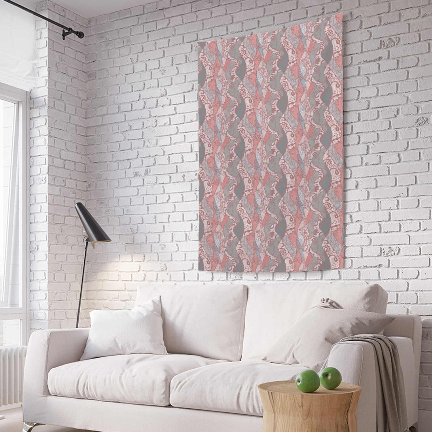 

Вертикальное фотопанно на стену JoyArty Ажурный дудл 150x200 см, Ажурный дудл