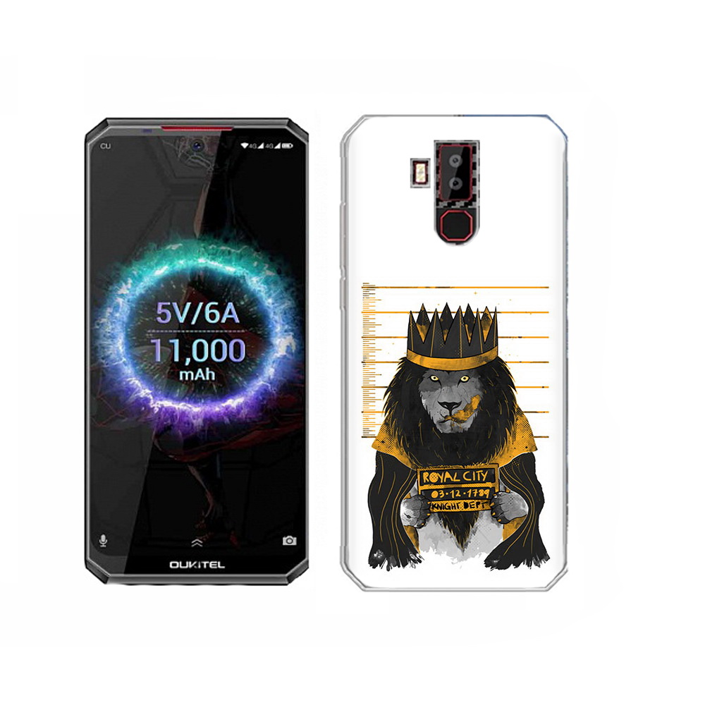 

Чехол MyPads Tocco для Oukitel K13 Pro лев в законе, Прозрачный, Tocco