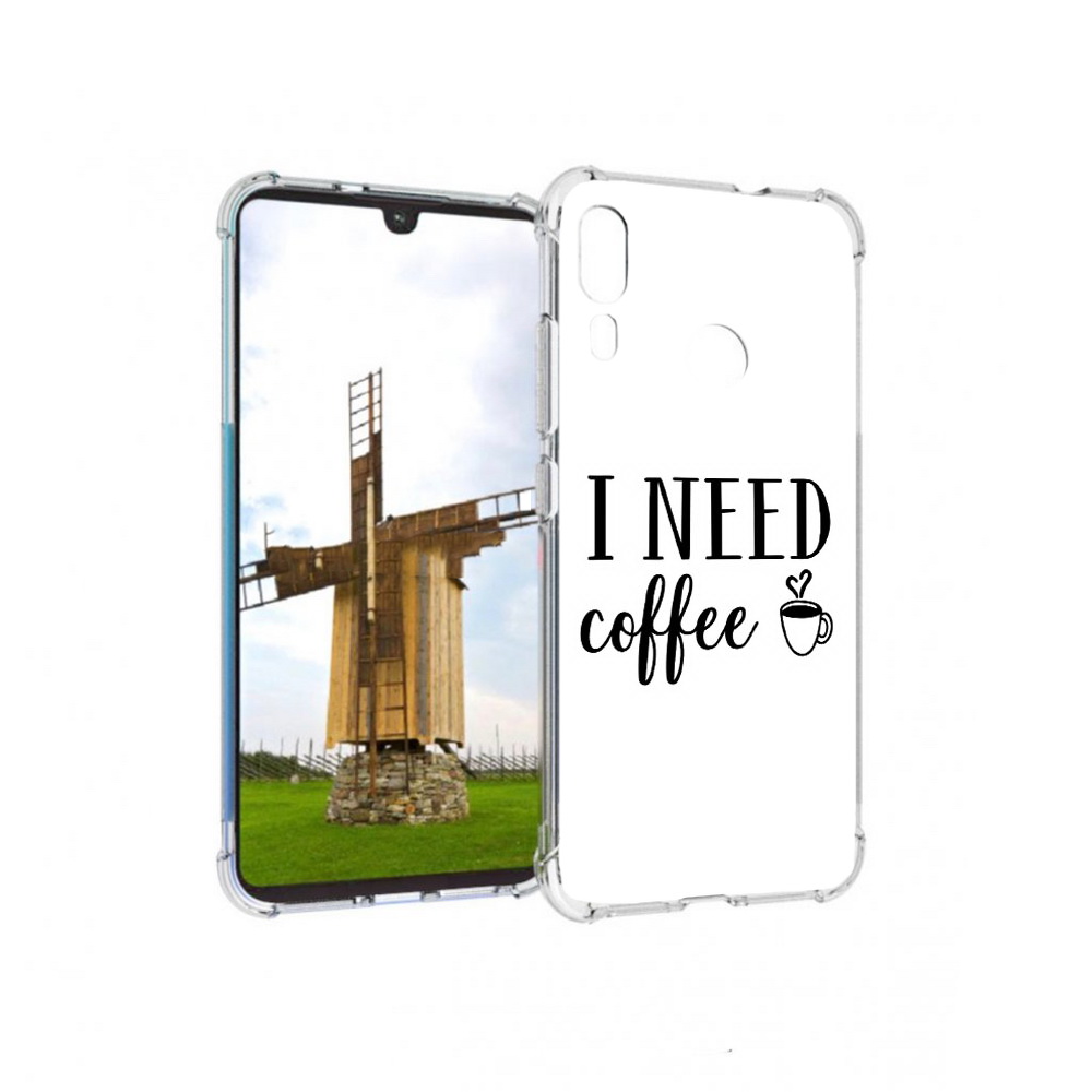 

Чехол MyPads Tocco для Motorola Moto E6 Plus Мне нужен кофе (PT150579.352.121), Прозрачный, Tocco