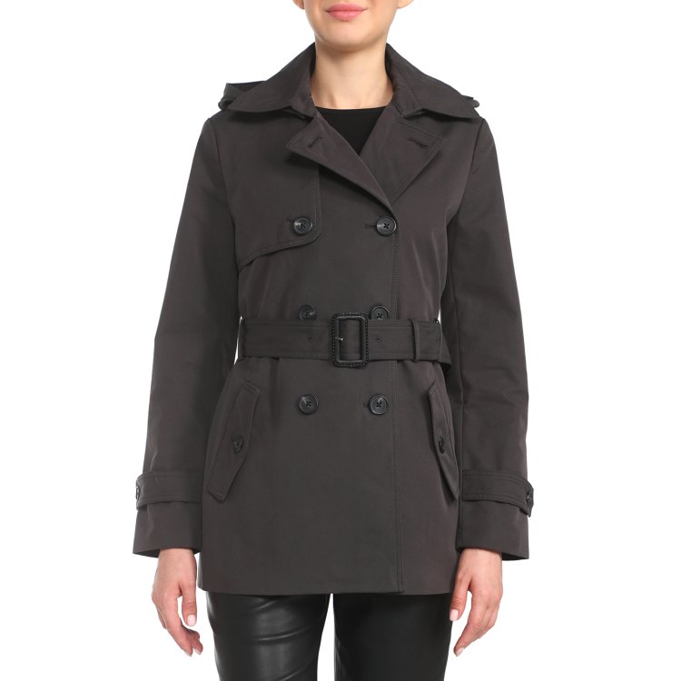 Тренч женский Maison David NF2304 серый XL