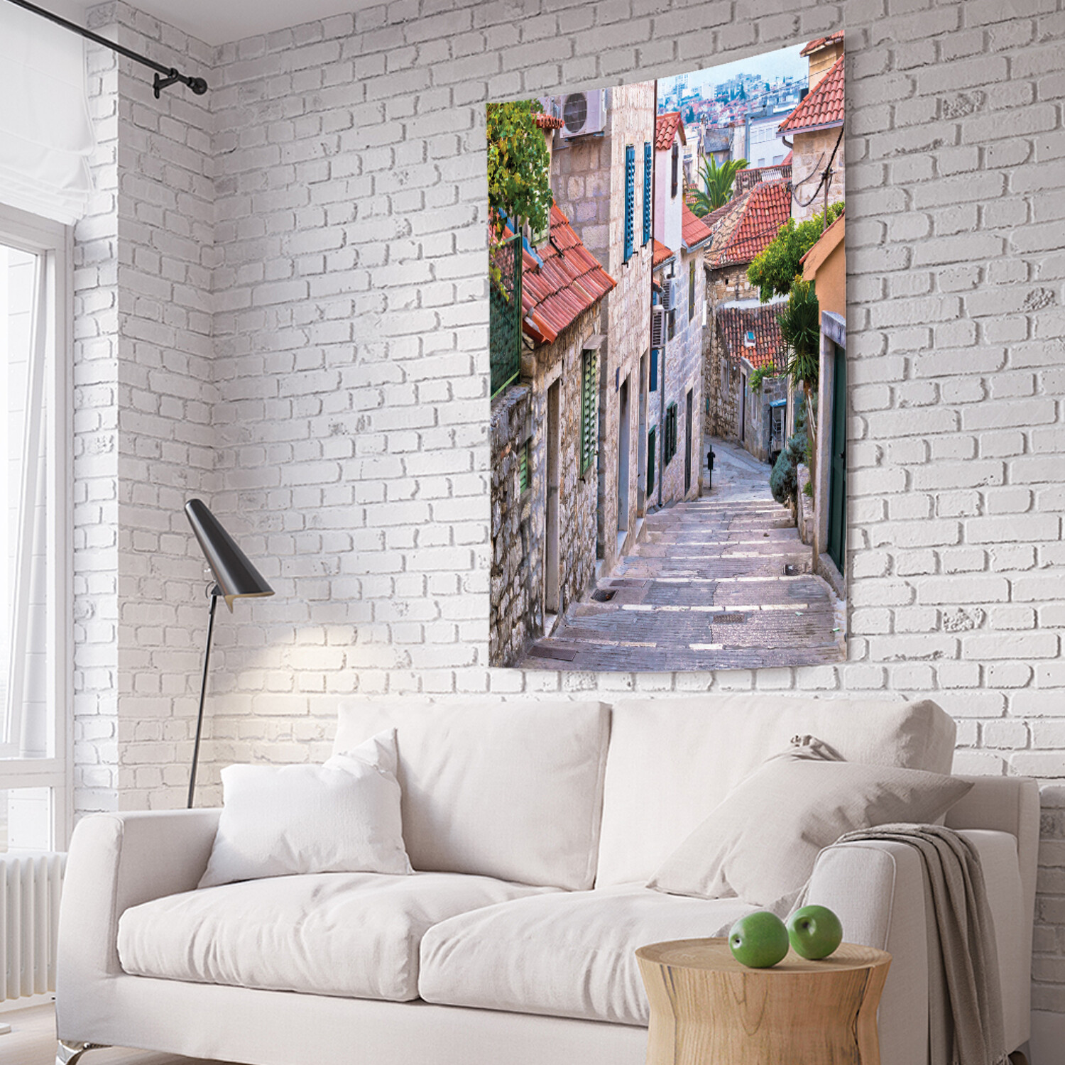 фото Вертикальное фотопанно на стену joyarty "лестница на улице", 150x200 см