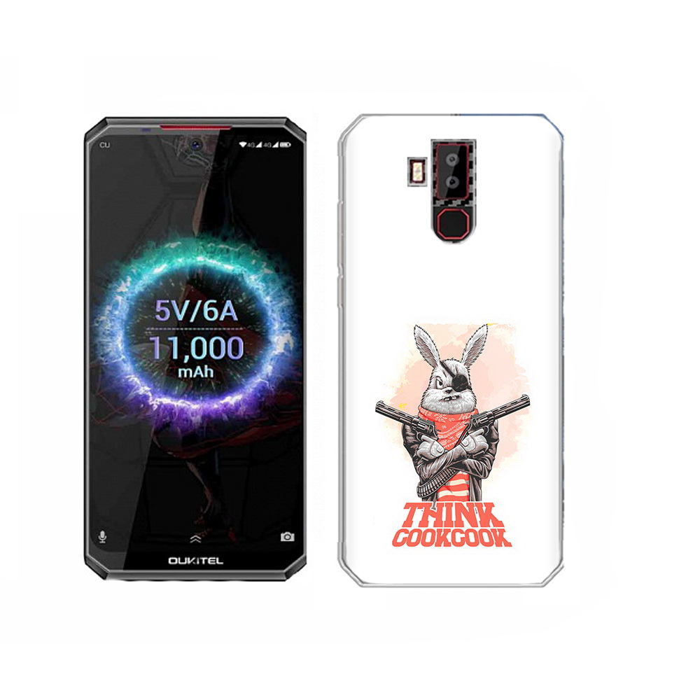 

Чехол MyPads Tocco для Oukitel K13 Pro кролик пират, Прозрачный, Tocco