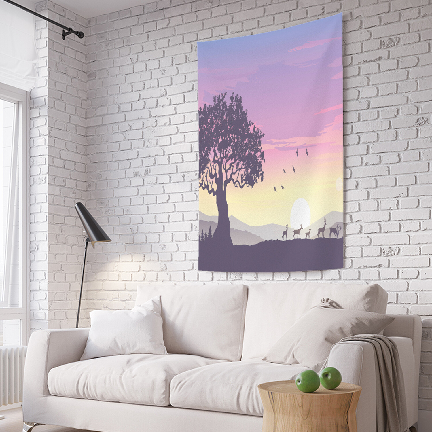 

Вертикальное фотопанно на стену JoyArty Семья оленей 150x200 см, Семья оленей