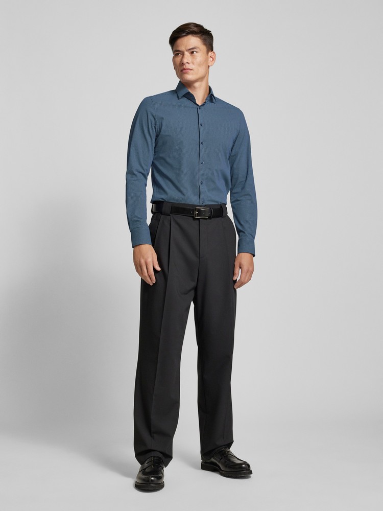 Рубашка мужская Olymp 215864 синяя 40 EU 16257₽