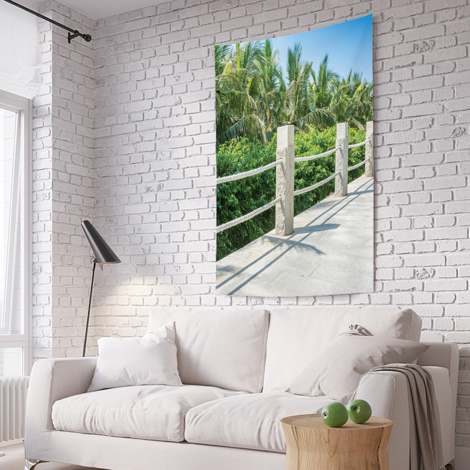 

Вертикальное фотопанно на стену JoyArty Вдоль джунглей 150x200 см, Вдоль джунглей