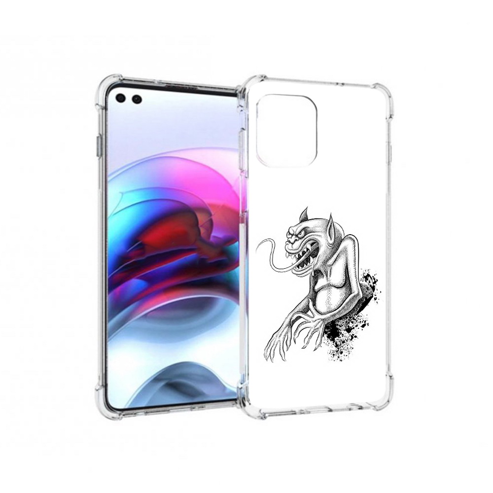 

Чехол MyPads Tocco для Motorola Edge чорт (PT157712.351.692), Прозрачный, Tocco