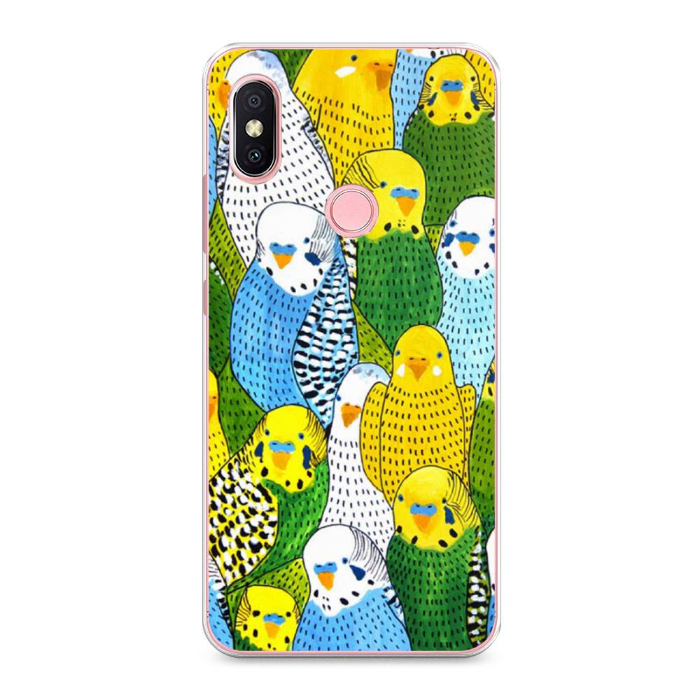 

Чехол Awog на Xiaomi Redmi S2 (Redmi Y2) "Попугаи", Разноцветный, 33650-1