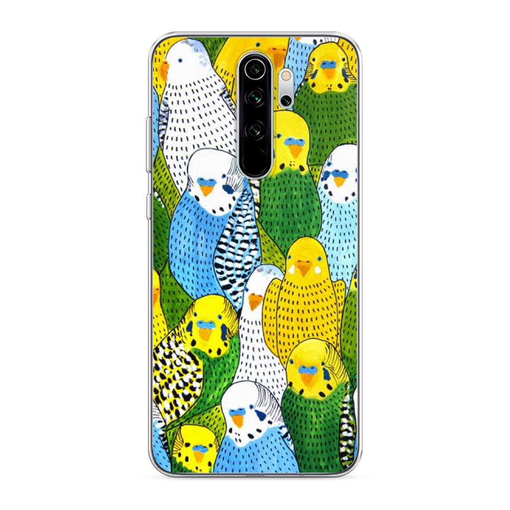 

Чехол Awog на Xiaomi Redmi Note 8 Pro "Попугаи", Разноцветный, 36650-1