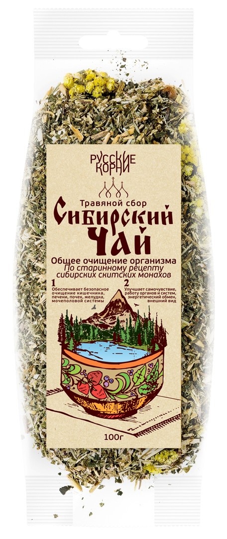 

Сбор Сибирский чай скитских монахов 100 гр. Русские Корни.