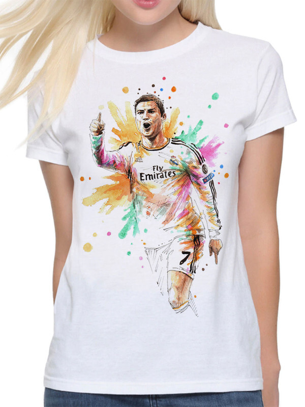 фото Футболка женская design heroes криштиану роналду / футбол cristiano ronaldo белая xl