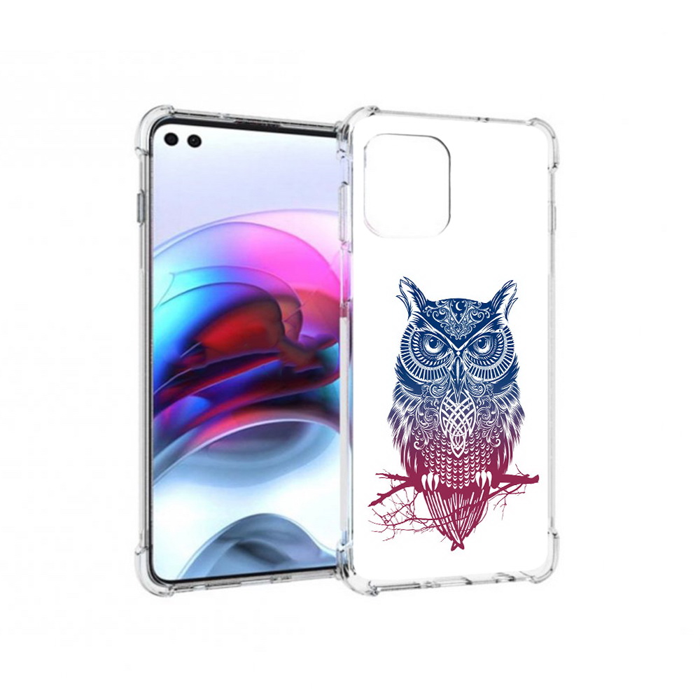 

Чехол MyPads Tocco для Motorola Edge хиппи сова (PT157712.351.664), Прозрачный, Tocco