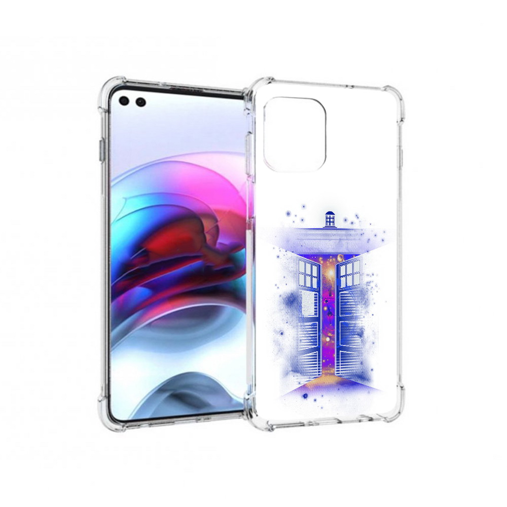 

Чехол MyPads Tocco для Motorola Edge фиолетовый уголок абстракция (PT157712.351.659), Прозрачный, Tocco