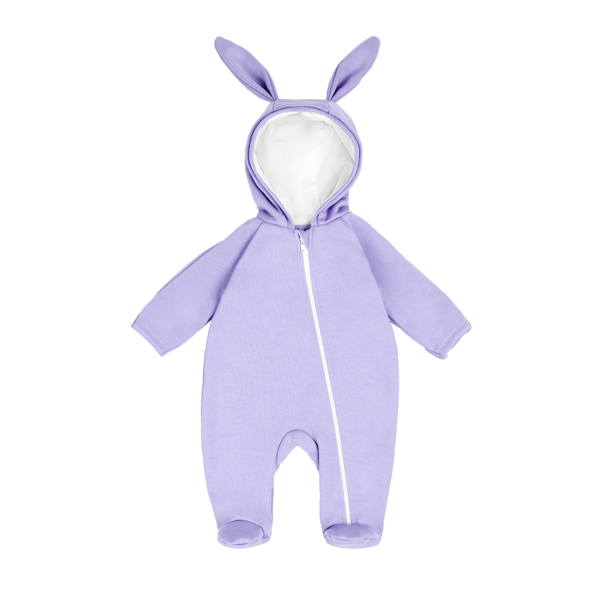 фото Комбинезон amarobaby ab-od22-bunny302 фиолетовый размер 74-80